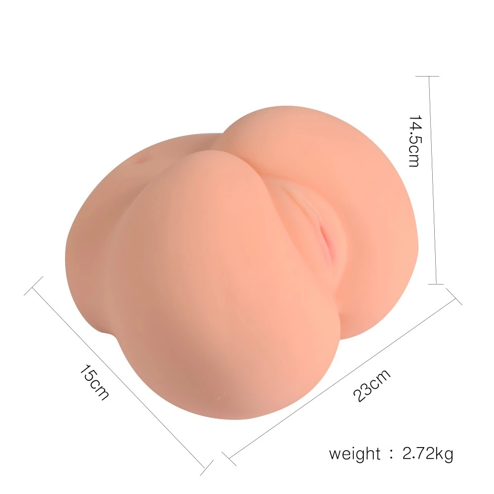 Chihiro 3D Yumuşak Siilikon Anal ve Vajinal Kalça Mastürbatör