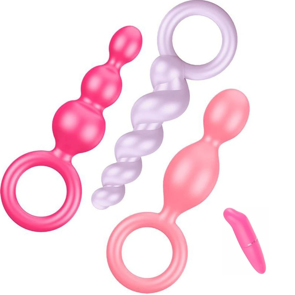 Satisfyer Booty Call Renkli Silikon 3 Lü Anal Set