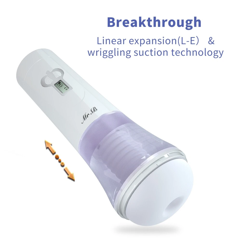 Wowyes Mr.B B10 Şarjlı Titreşimli İleri Geri Hareketli Otomatik Sesli Vajina Mastürbatör