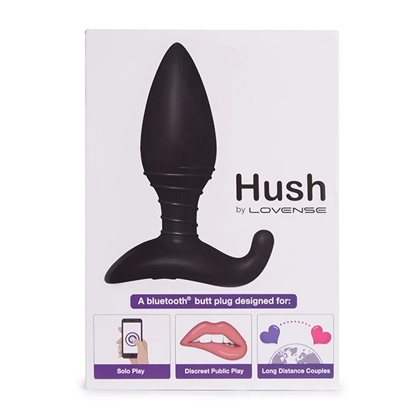 Lovense Hush Wifi İle Akıllı Telefon ve Tablet Kontrolü Sağlayan 38 Mm Anal Plug