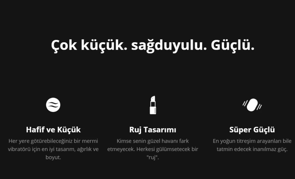 Lovense Exomoon Telefon Kontrollü Mini Ruj Vibratör