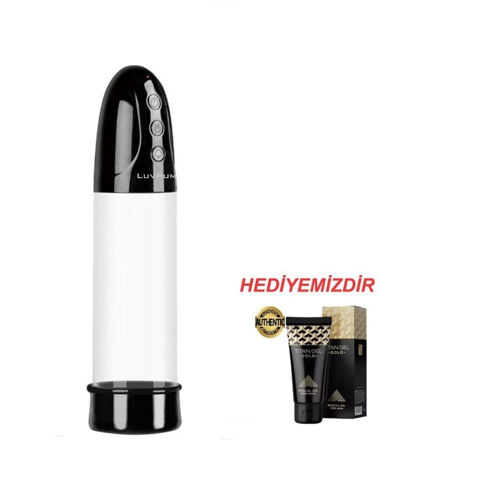 Luv Pump Şarjlı Ektra Güçlü Çok Fonksiyonlu Penis Pompası