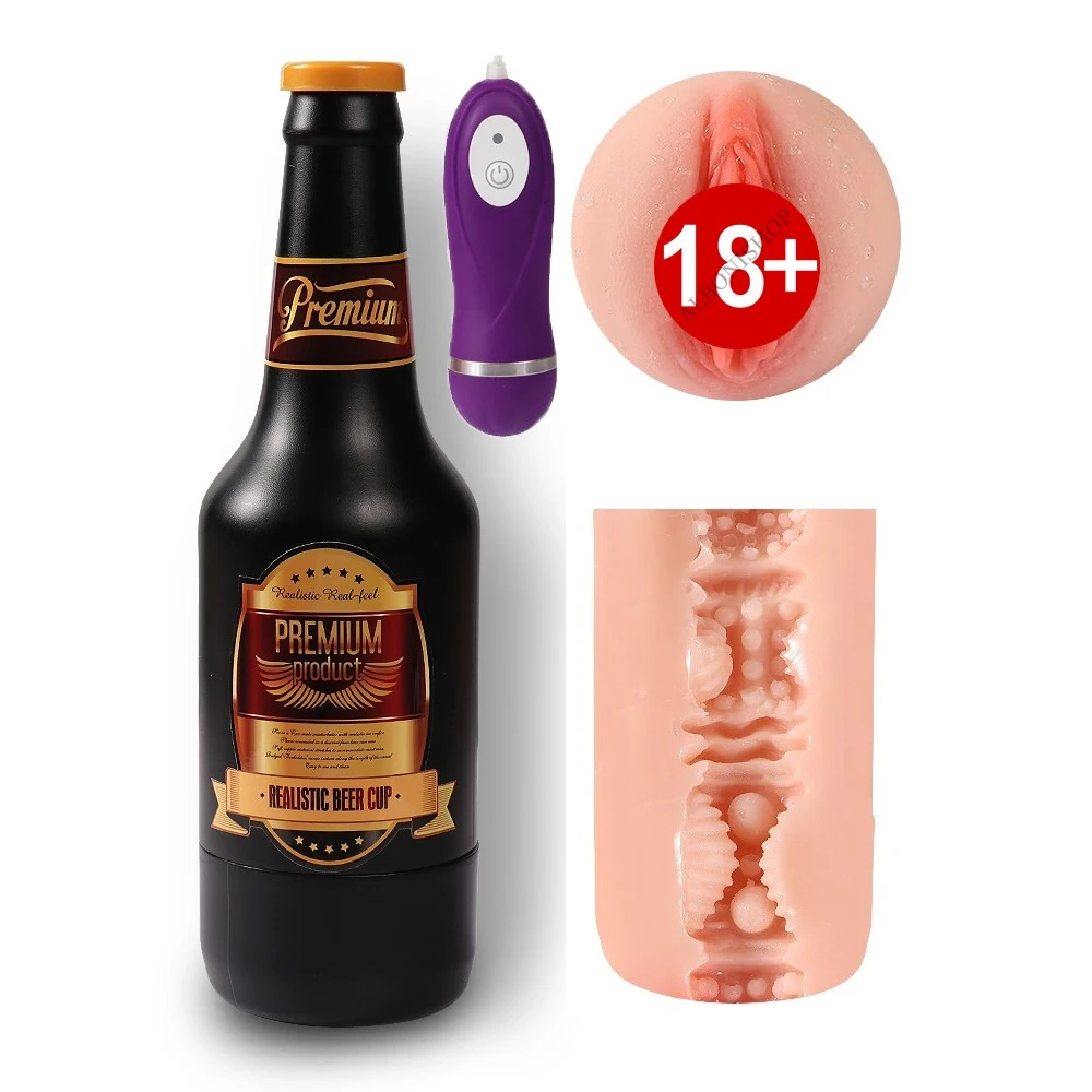 Nelly Saklaması Kolay Şişe Şeklinde Titreşimli Vajina Mastürbatör