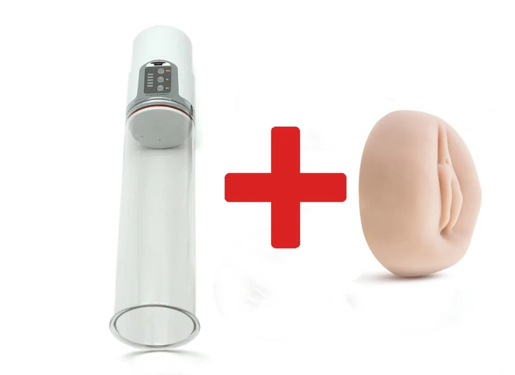 Free Space Usb Şarjlı Otomatik Penis Pompası + Kayma Önleyici Kanallı Vajina Pompa Başlığı
