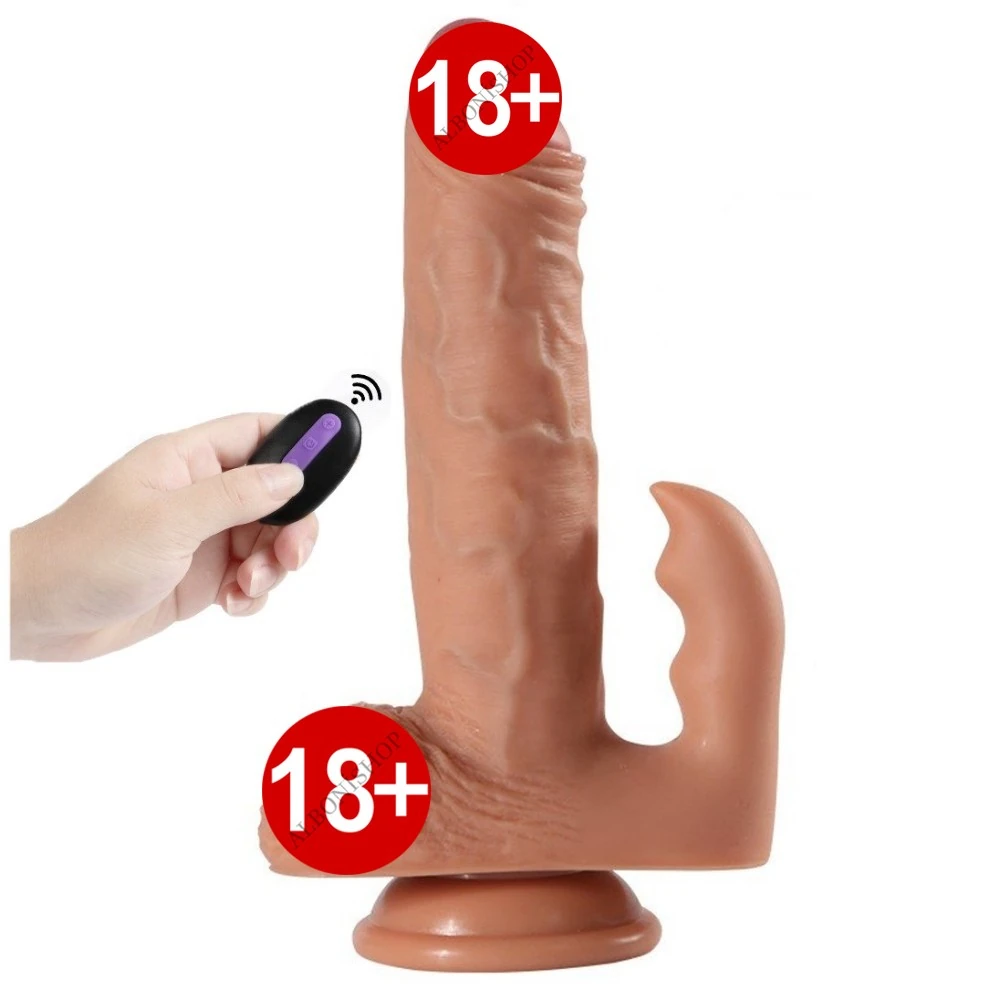 Austin 20 Modlu Titreşimli 21 Cm Klitoris Uyarıcı Kumandalı Realistik Penis