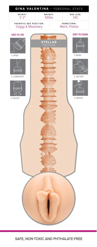 Fleshlight Girls Gina Valentina Stellar Vajina Mastürbatör