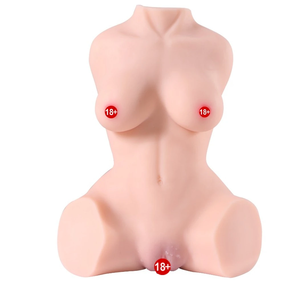 Delia Ultra Gerçekçi Full Silikon Anal ve Vajinal Yarım Vücut Mastürbatör