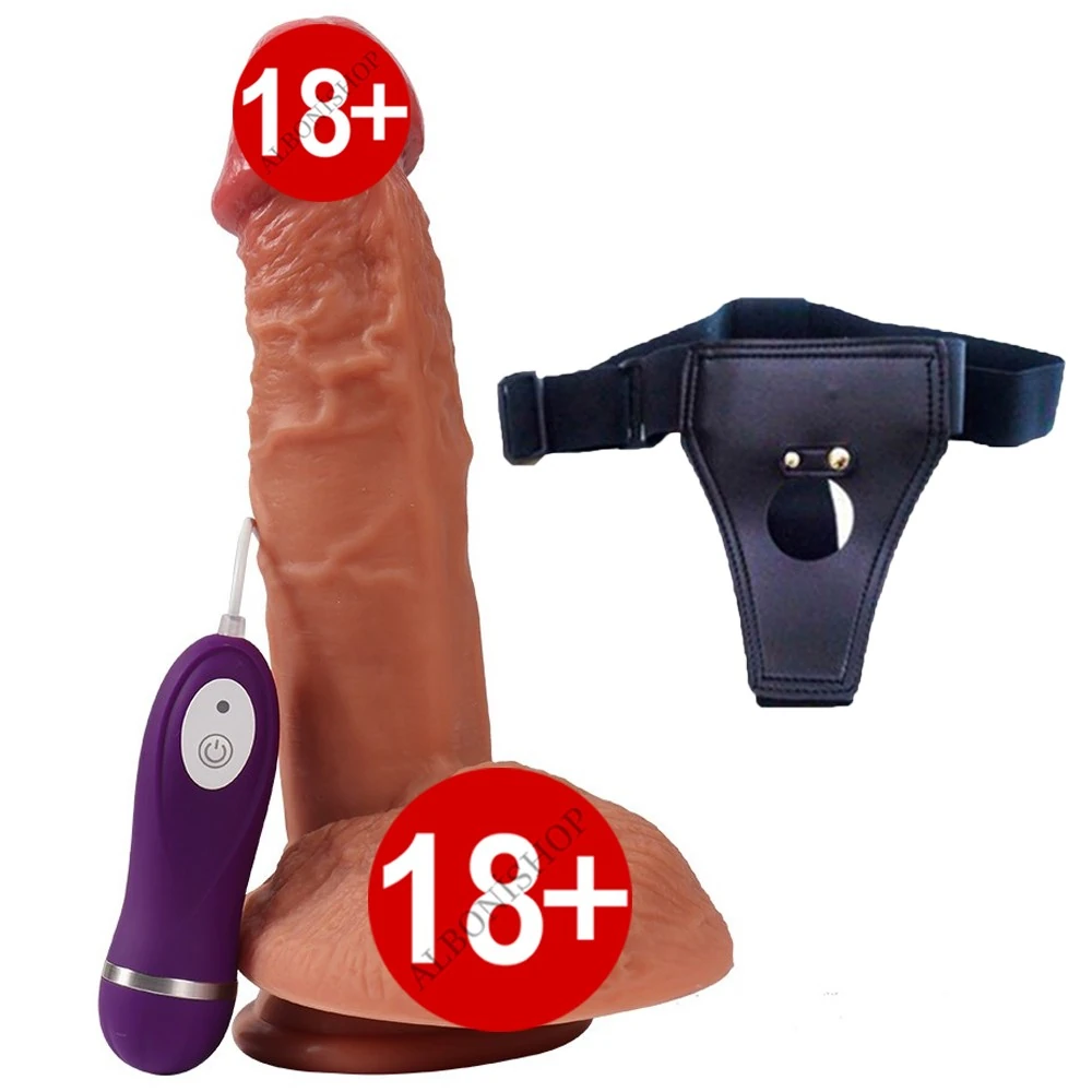 Pson 22 Cm Çift Katmanlı 10 Fonksiyonlu Titreşimli Yumuşak Kemerli Penis