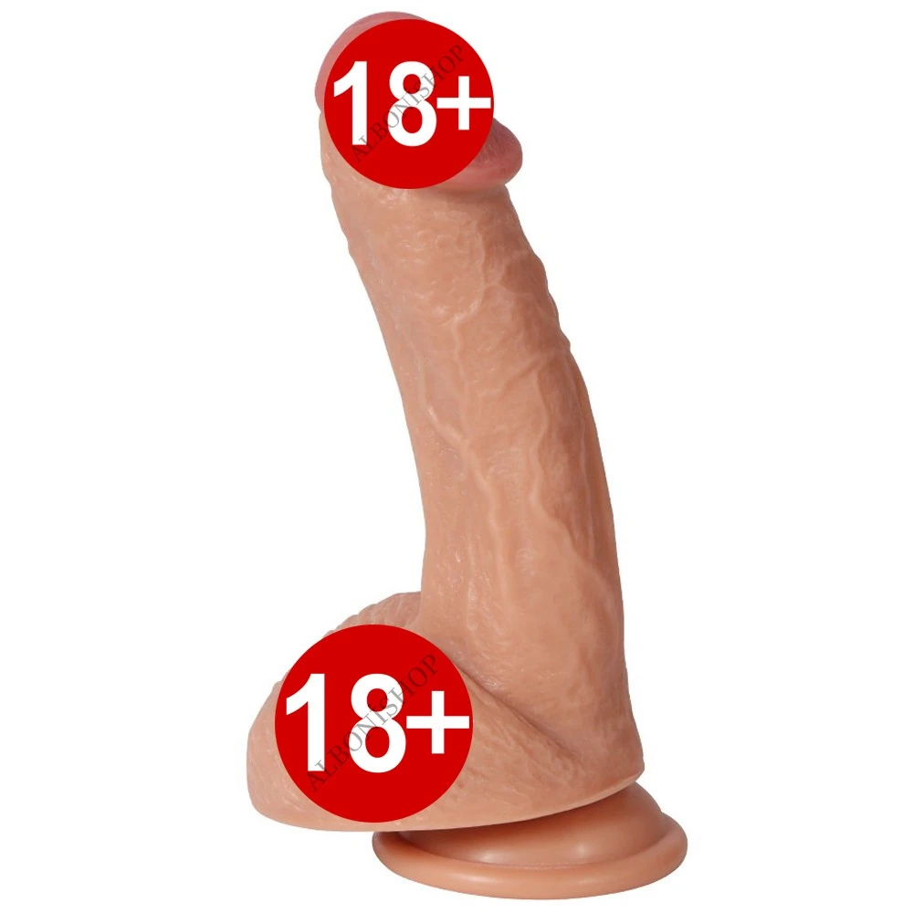 Borg Ultra Yumuşak Çift Katmanlı 20 Cm Realistik Penis Dildo