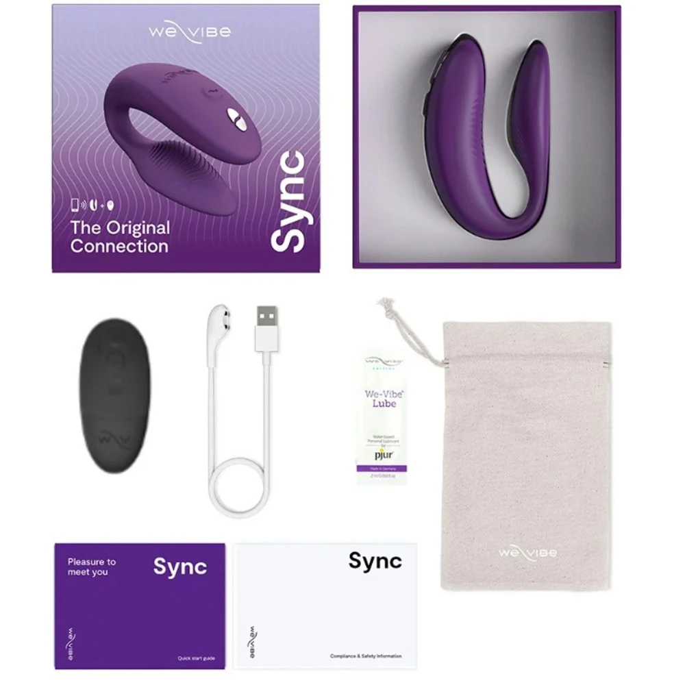 We-Vibe Sync 2 Purple App Kontrollü Couple Vibratör