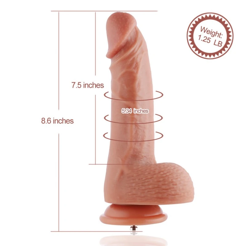 Hismith Sex Makineleri İçin Tasarlanmış 22 Cm Silikon Penis