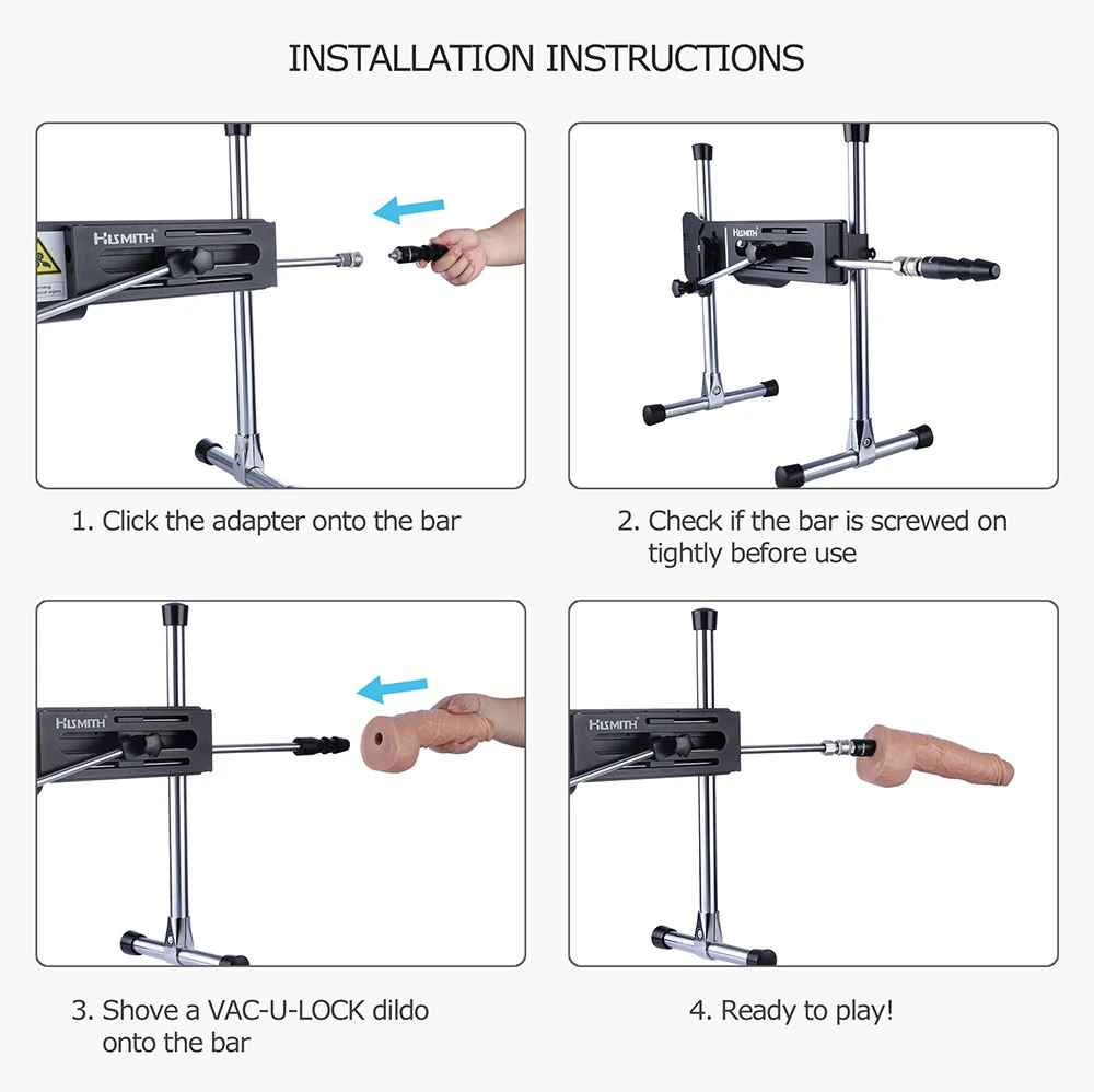 Hismith Seks Makineleri İçin Vac-u Lock Dildo Tutucu Aparat