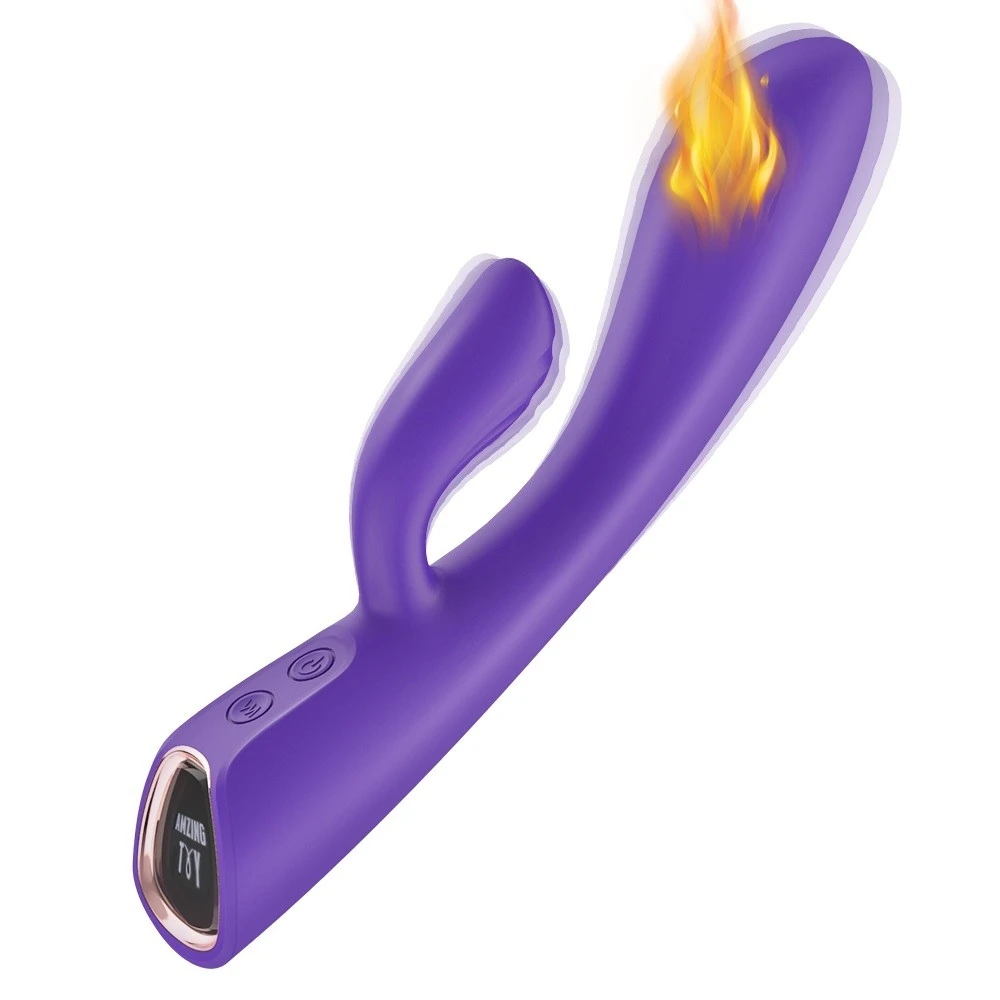 Alivior Güçlü Titreşimli G-Bölgesi ve Klitoris Özel Isıtmalı Vibratör