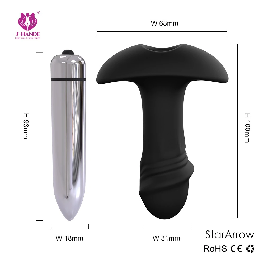Stararrow Güçlü Titreşimli Anal ve Vajinal Titreşimli Mini Vibratör