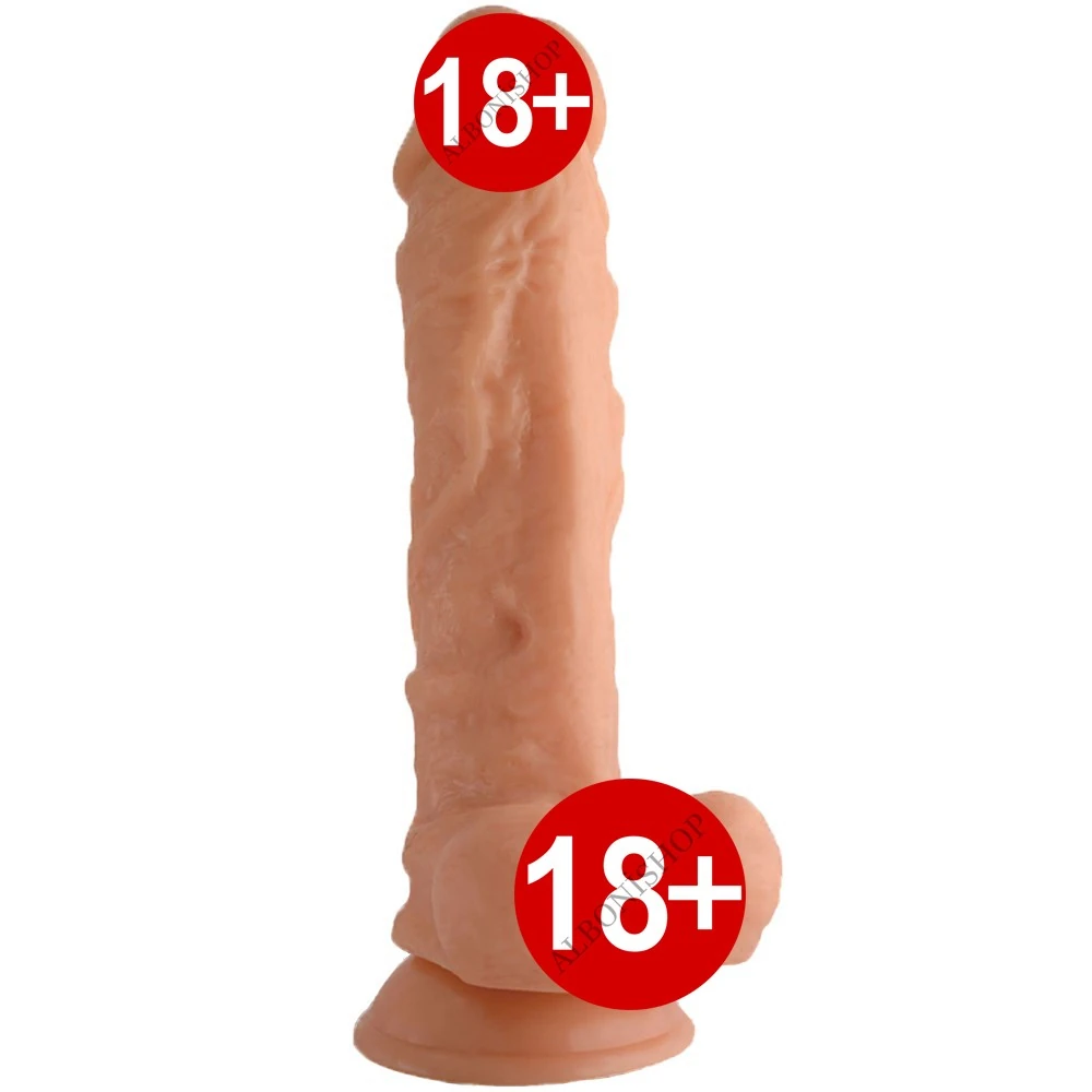 Hunters Yeni Seri 28 cm Damarlı Kalın Realistik Penis