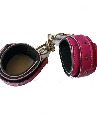 Deri Pembe El Kelepçesi