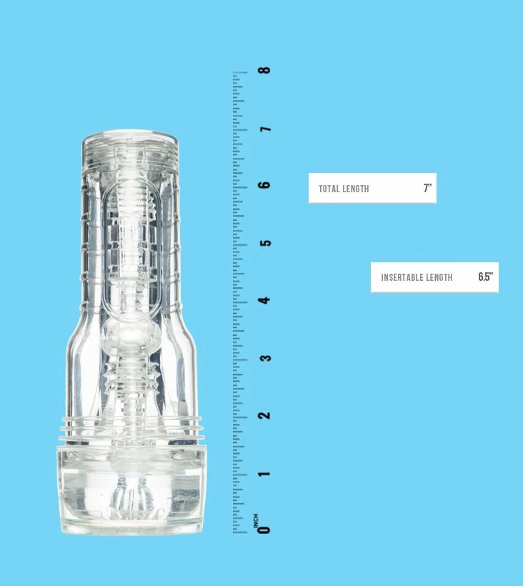 Fleshlight GO Torque Süper Yumuşak Şeffaf Mastürbatör