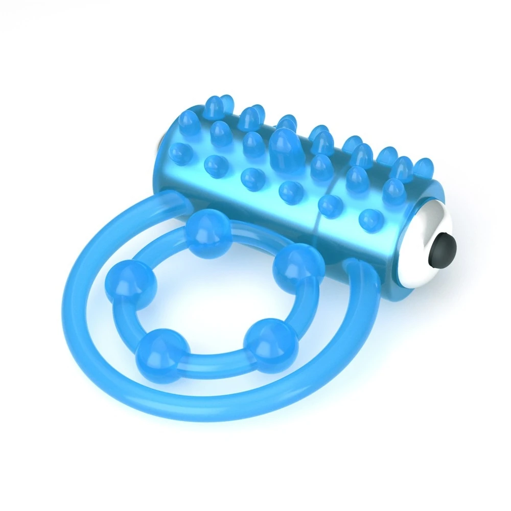 Lumino Güçlü Titreşimli Fosforlu Çift Halkalı Penis Halkası