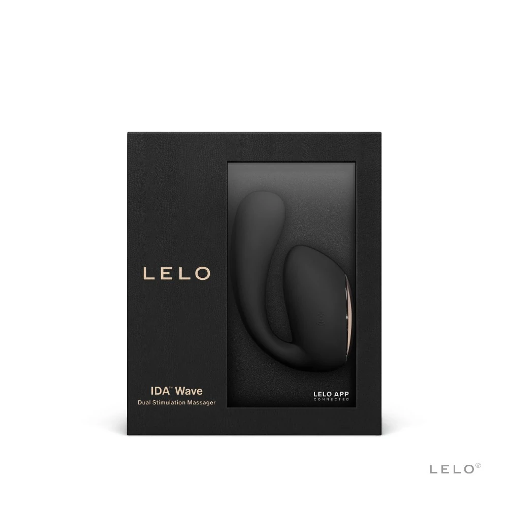 Lelo Ida Wave Black App Kontrol Dönen Parmak Hareketli ve Titreşimli Vibratör
