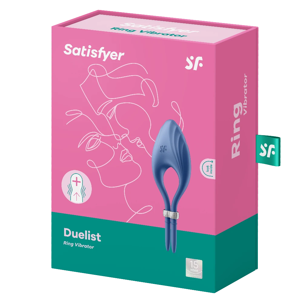 Satisfyer Duelist blue 12 Farklı Titreşim Modlu Penis Halkası