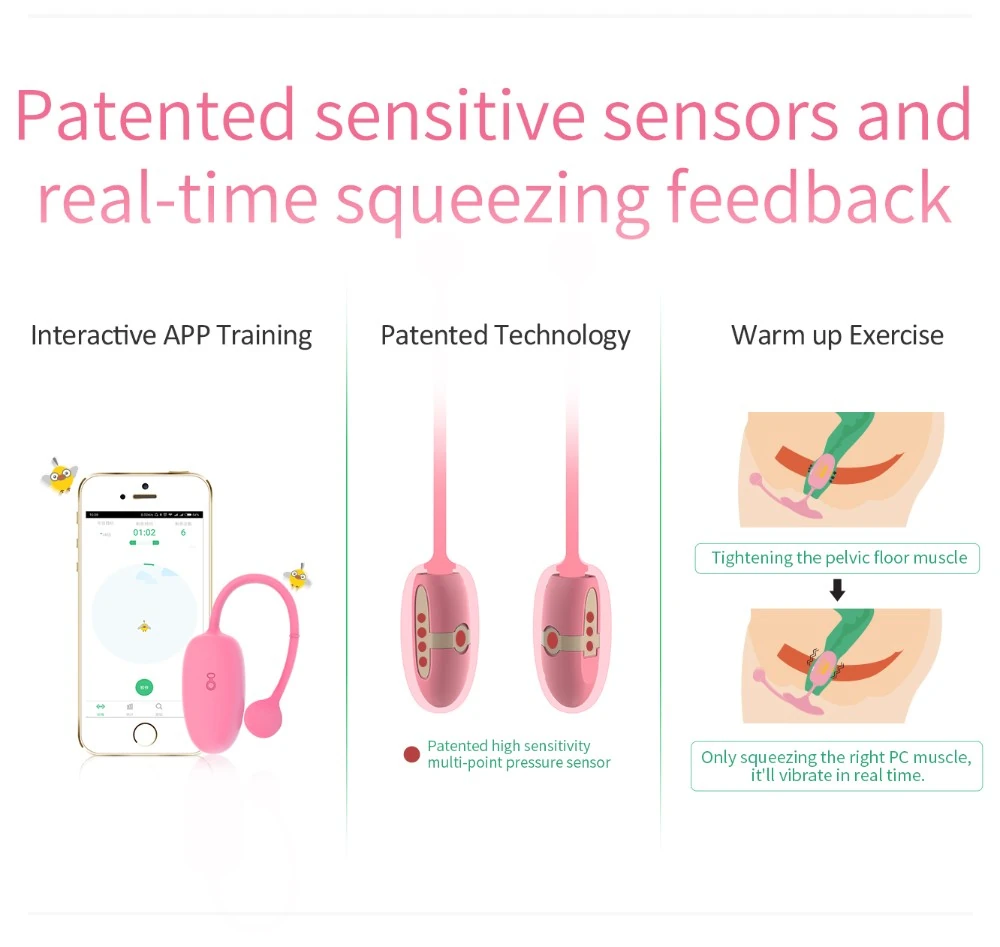 Magic Motion Kegel Coach Telefondan Kontrol Edilebilen Giyilebilir Kegel Egzersiz Koçu