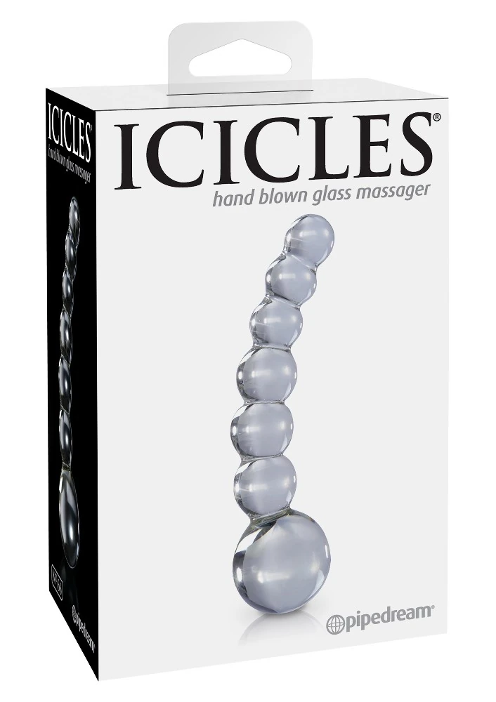 Pipedream Icicles No.66 Vajinal ve Anal Boğumlu Dildo