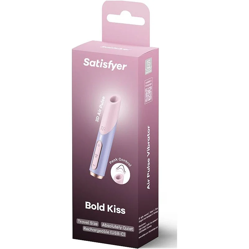Satisfyer Bold Kiss Peak Control Hava Darbeli Vibratör