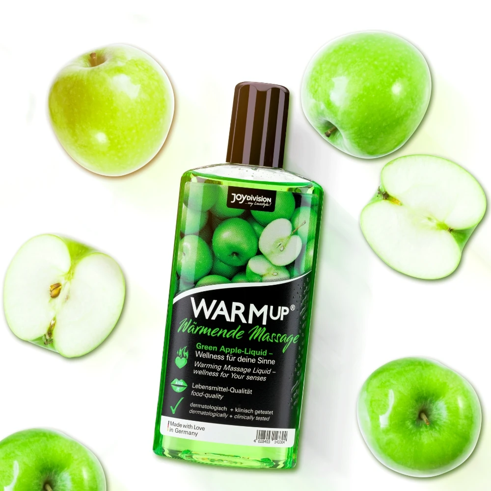 Joy Division Warm Up Green Apple Aromalı Isıtıcı Masaj Jeli 150 Ml