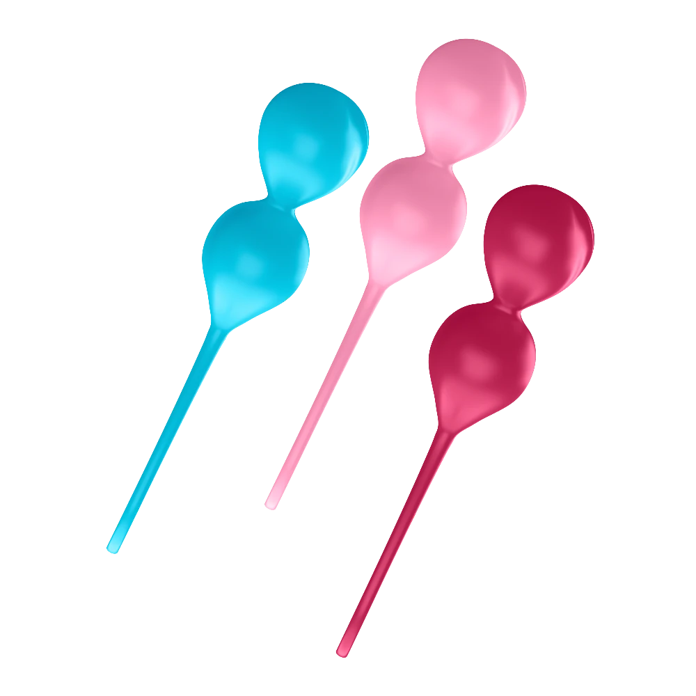 Satisfyer V Balls 3 Adet Yumuşak Dokulu Kegel Egzersiz Top Seti