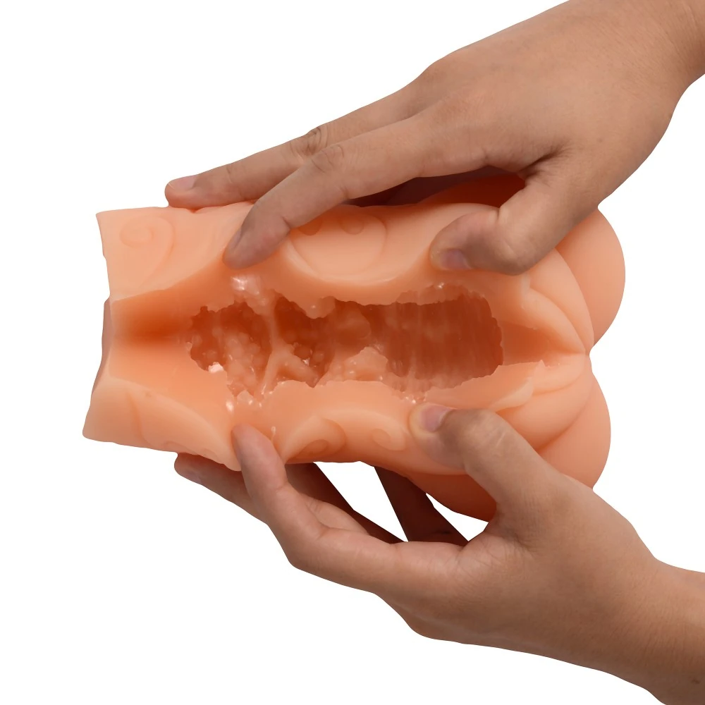 Yamei 2 İşlevli Realistik Vajina Mastürbatör