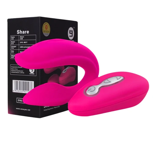 WowYes Share Çiftlere Özel Kablosuz Uzaktan Kumandalı Şarjlı Giyilebilen Vİbratör