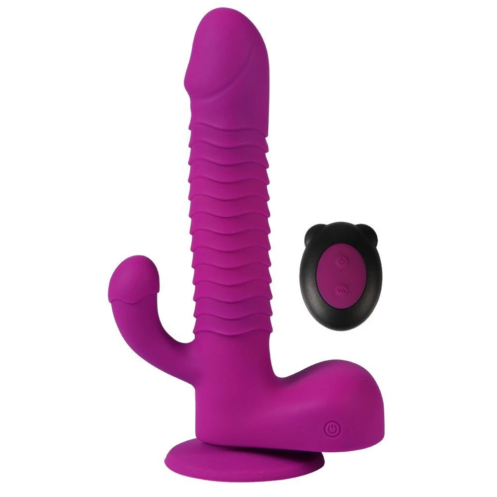 Augus Kumandalı 3 Hız Modlu İleri Geri Hareketli Vantuzlu Dönebilen Vibratör