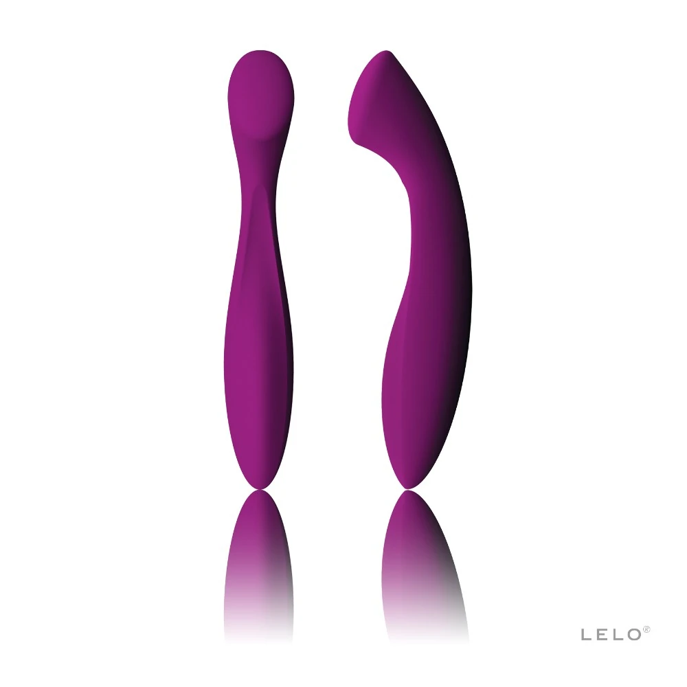 Lelo Ella Deep Rose G-Bölgesi Özel Titreşimsiz Dildo Vibratör