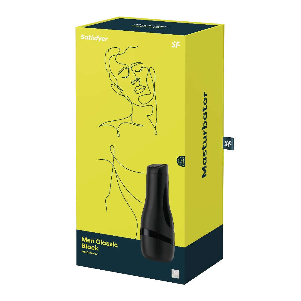 Satisfyer Men Classic Black Ultra Gerçekçi Mastürbatör
