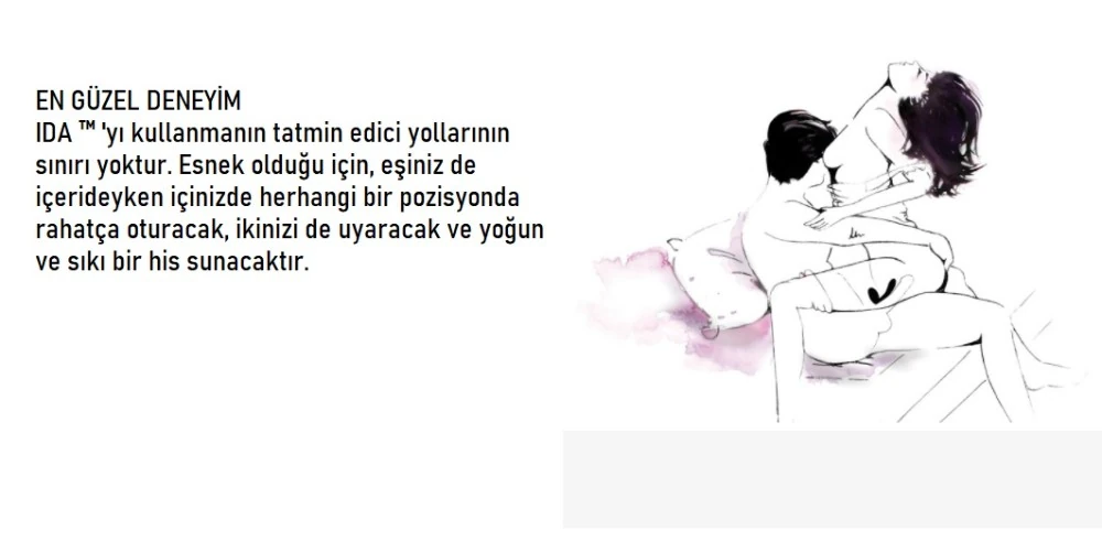 Lelo Ida Obsidian Black Kumandalı Giyilebilen Lüks Vibratör