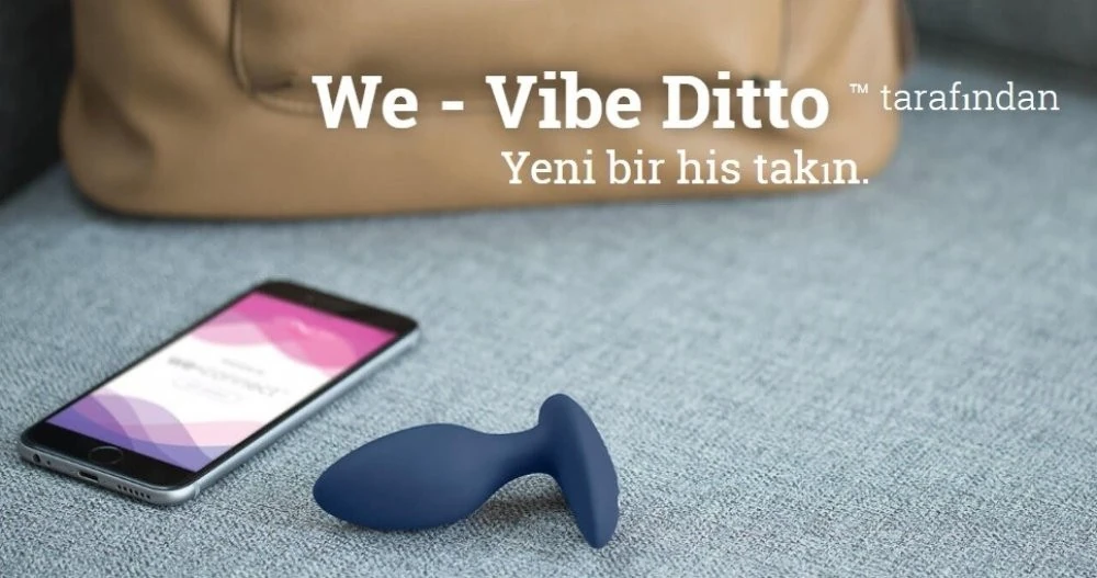 We-Vibe Ditto Akıllı Telefon Uyumlu Mor Anal Plug