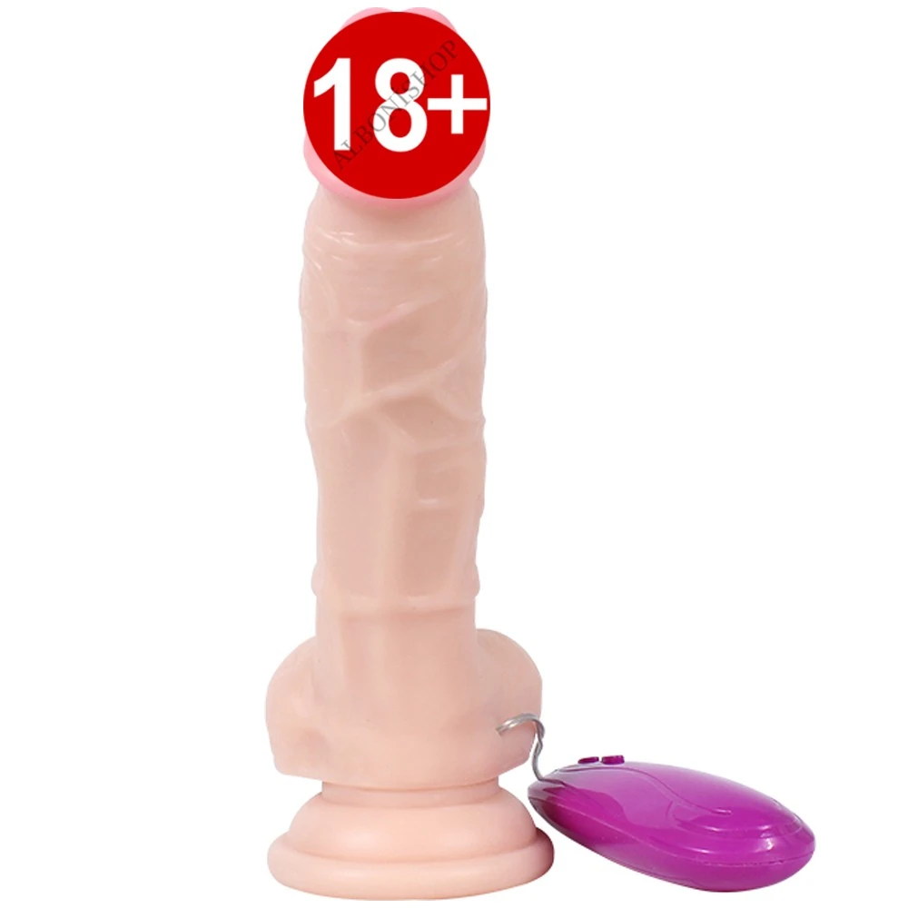Dildo Series 18 Cm 10 Modlu Titreşimli Realistik Penis