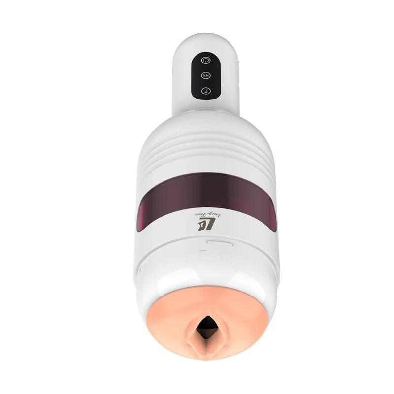 Sesli 360° Dönebilen ve Isıtmalı Teleskopik Akıllı Vajina Mastürbatör