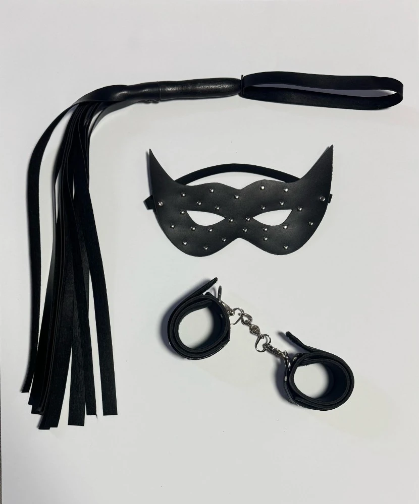 Siyah 3lü Fetiş Seti