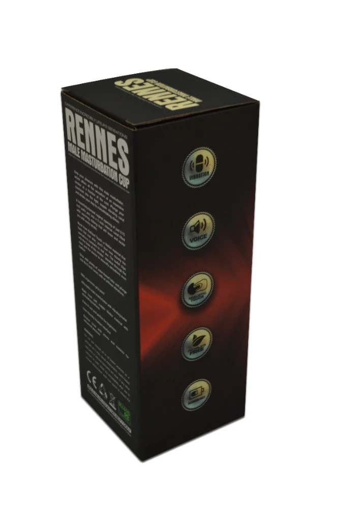 Rennes Titreşimli&Sesli İçi Tırtıklı Özel Dokulu Mastürbatör