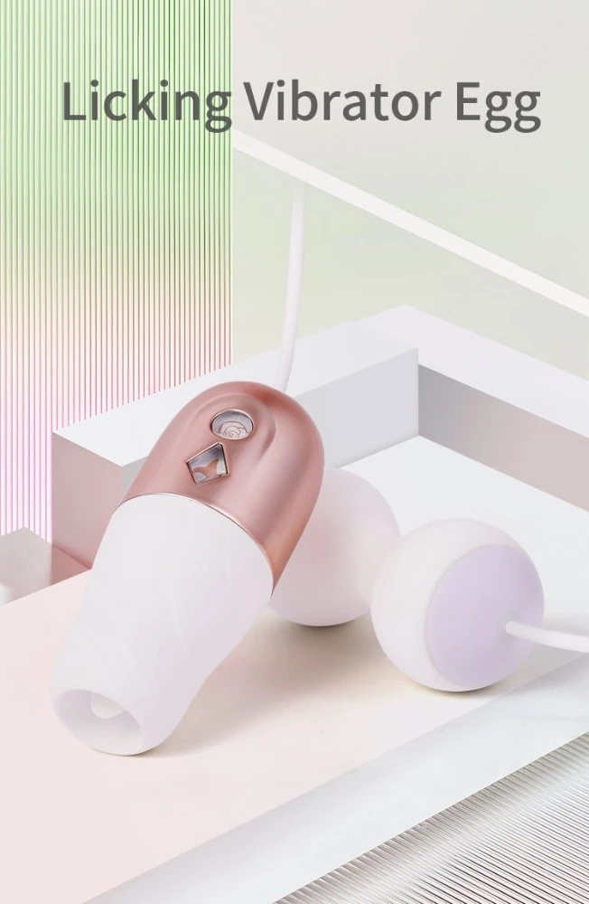 10 Modlu Titreşimli ve 5 Dil Hareketli Kegel Topu & Dil Harekeli Vibratör