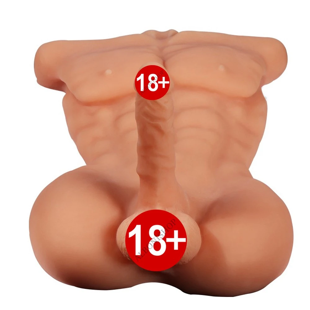 Daniel Yarım Vücut Realistik Kıkırdaklı Penisli Erkek Mastürbatör