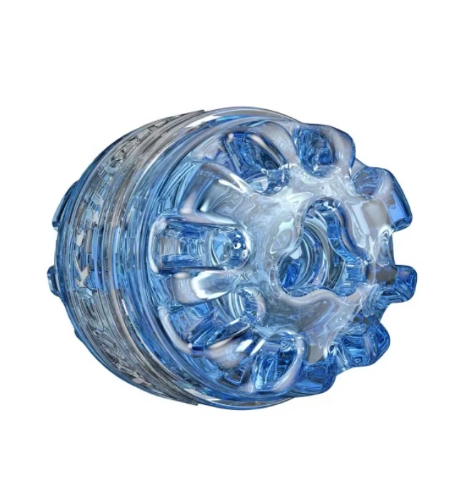 Quickshot Turbo Blue Ice Çift Taraflı Anal ve Vajinal Mastürbatör