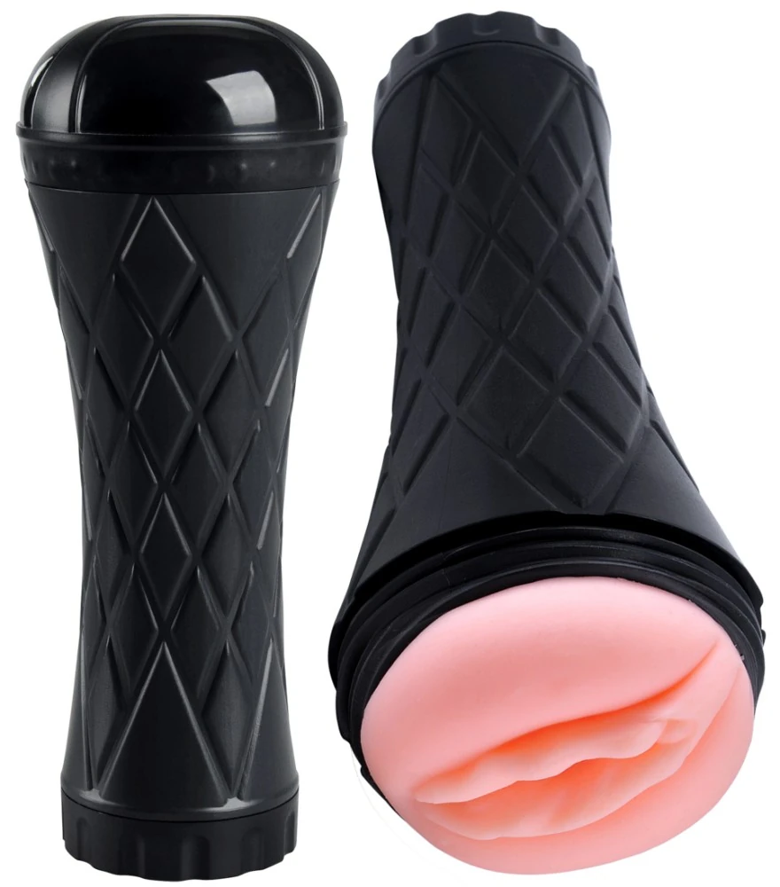 Fener Tipi İçi Tırtıklı Realistik Vajina Mastürbatör