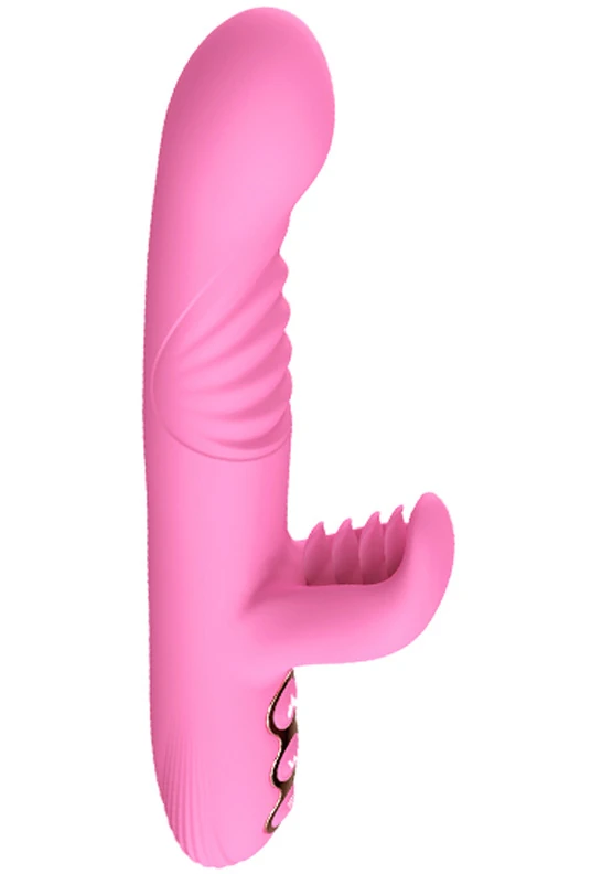Db İleri Geri Oynar Başlı Klitoris Uyarıcı Lüks Vibratör