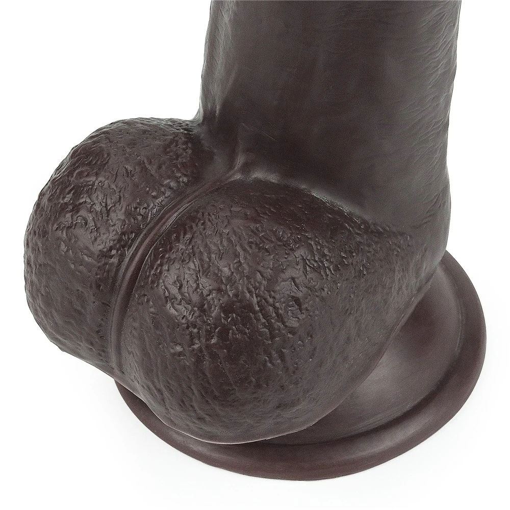 Sliding Hareketli Dış Yüzey Özel Seri Ultra Yumuşak 24 Cm Kemerli Penis