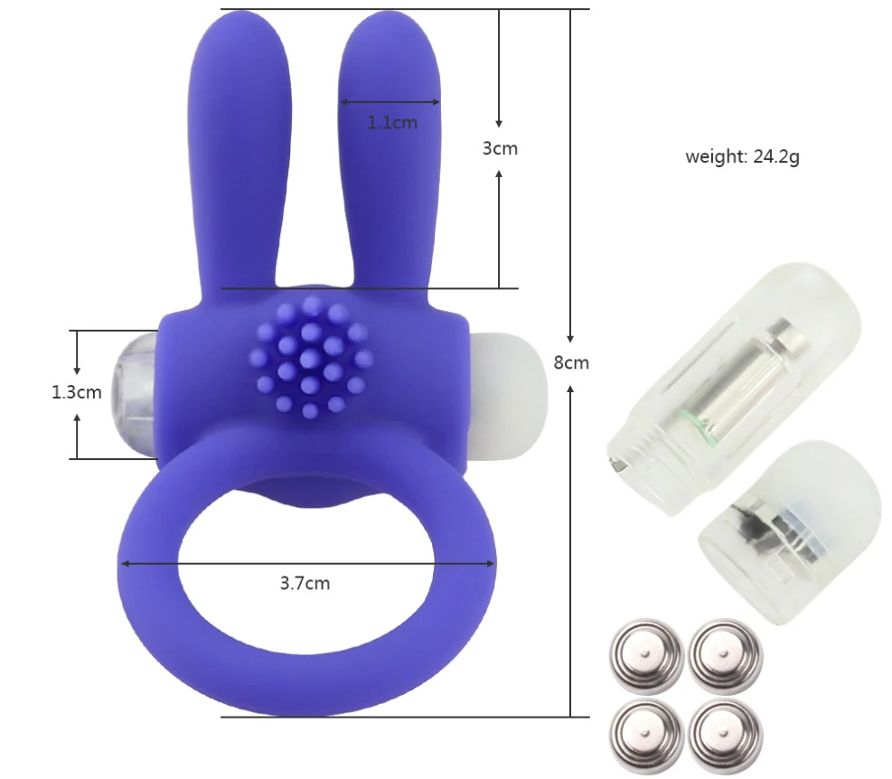 Titreşimli Bunny Penis Halkası