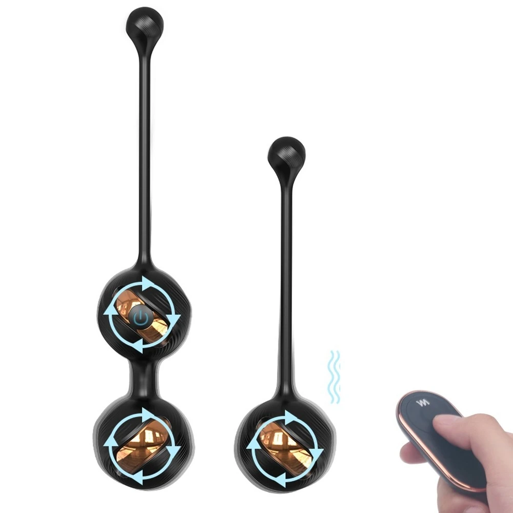 Gem 9 Modlu Titreşimli Kumandalı Su Geçimez Şarjlı Kegel Egzzersiz Top Seti