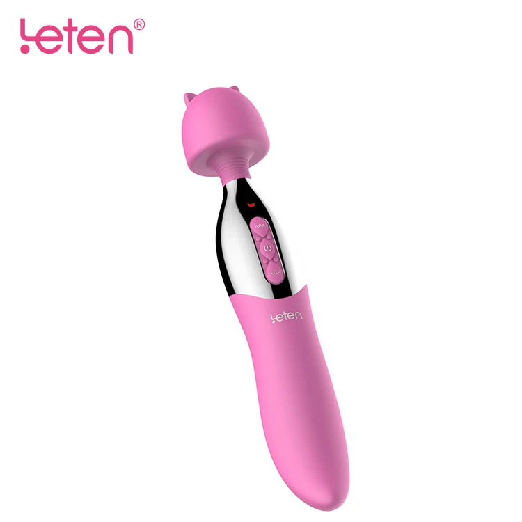 Leten 1+1 Masaj Aleti ve Titreşimli Orgazm Vibratörü