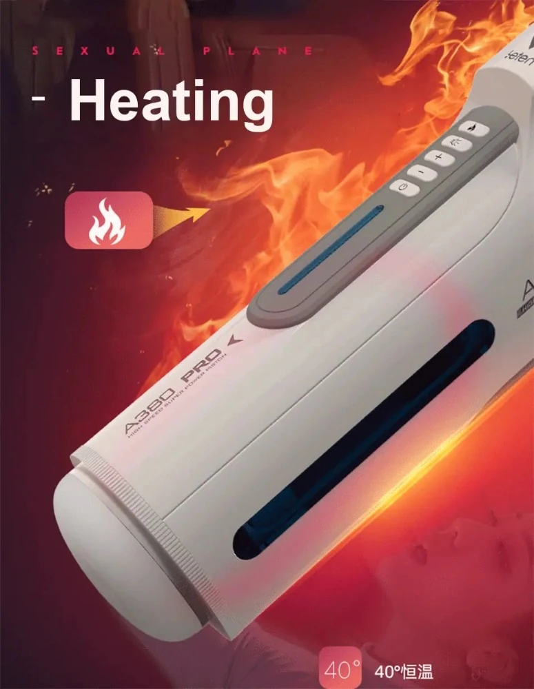 Leten A380 Pro Otomatik 10 Modlu İleri Geri Hareketli Sesli ve Isınabilen Mastürbatör